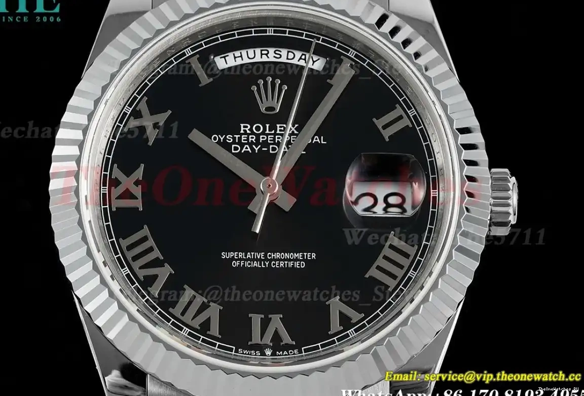 40mm SS Rmn V4 Weight) 228239 (Gain VR3255 JDF DayDate SS Black 0421